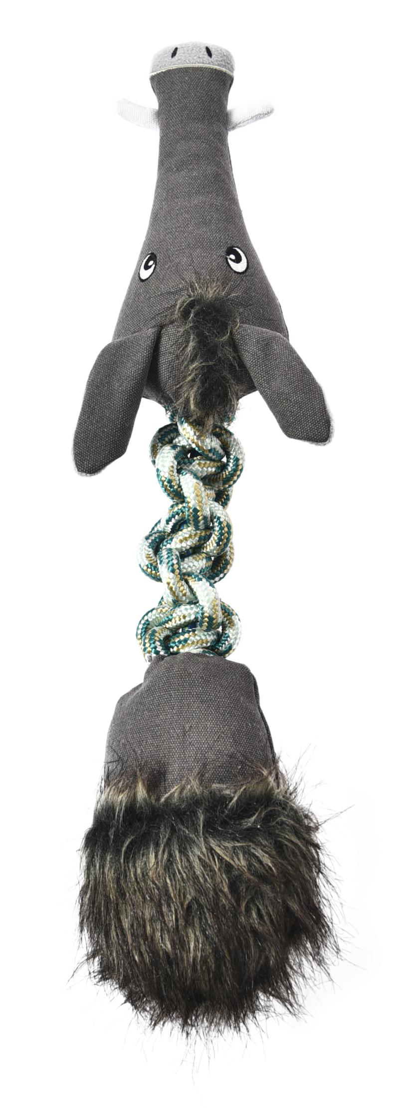 Stretchy Plush Dog Toy – Wild Boar