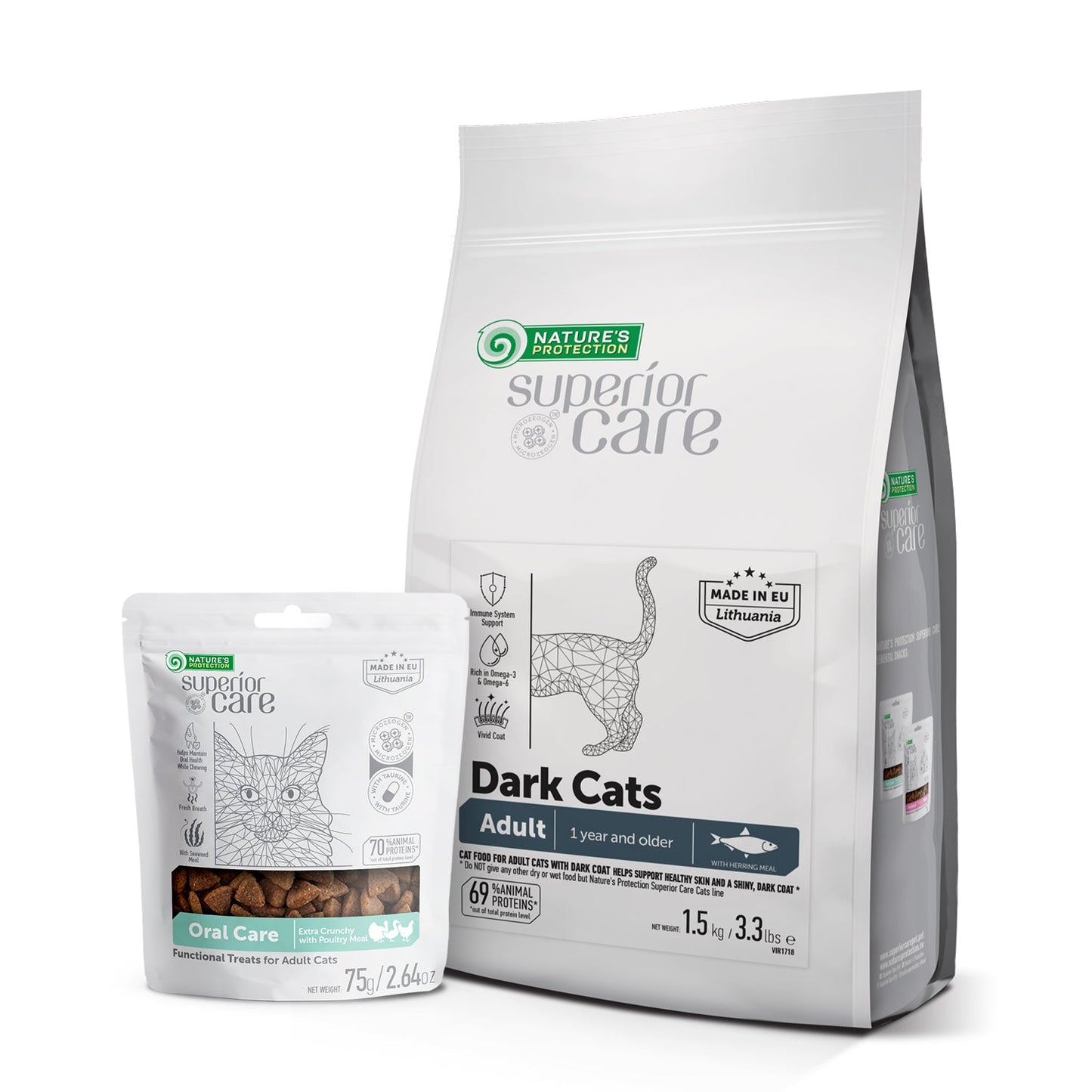 Dark Cats Wellness Bundle 3.3lbs NPSC47638US_KIKNPSC47715US - Kika USA SuperiorCare.Pet