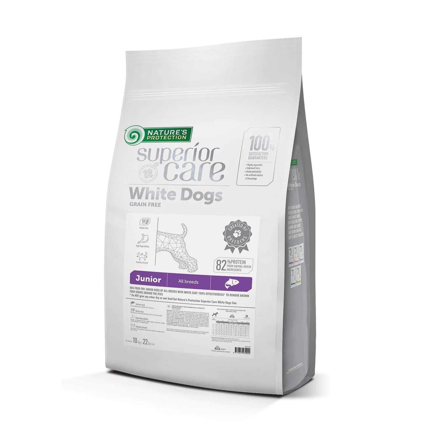 » Nature’s Protection Superior Care White Dogs Salmon Junior All breed (100% off) - Kika USA SuperiorCare.Pet