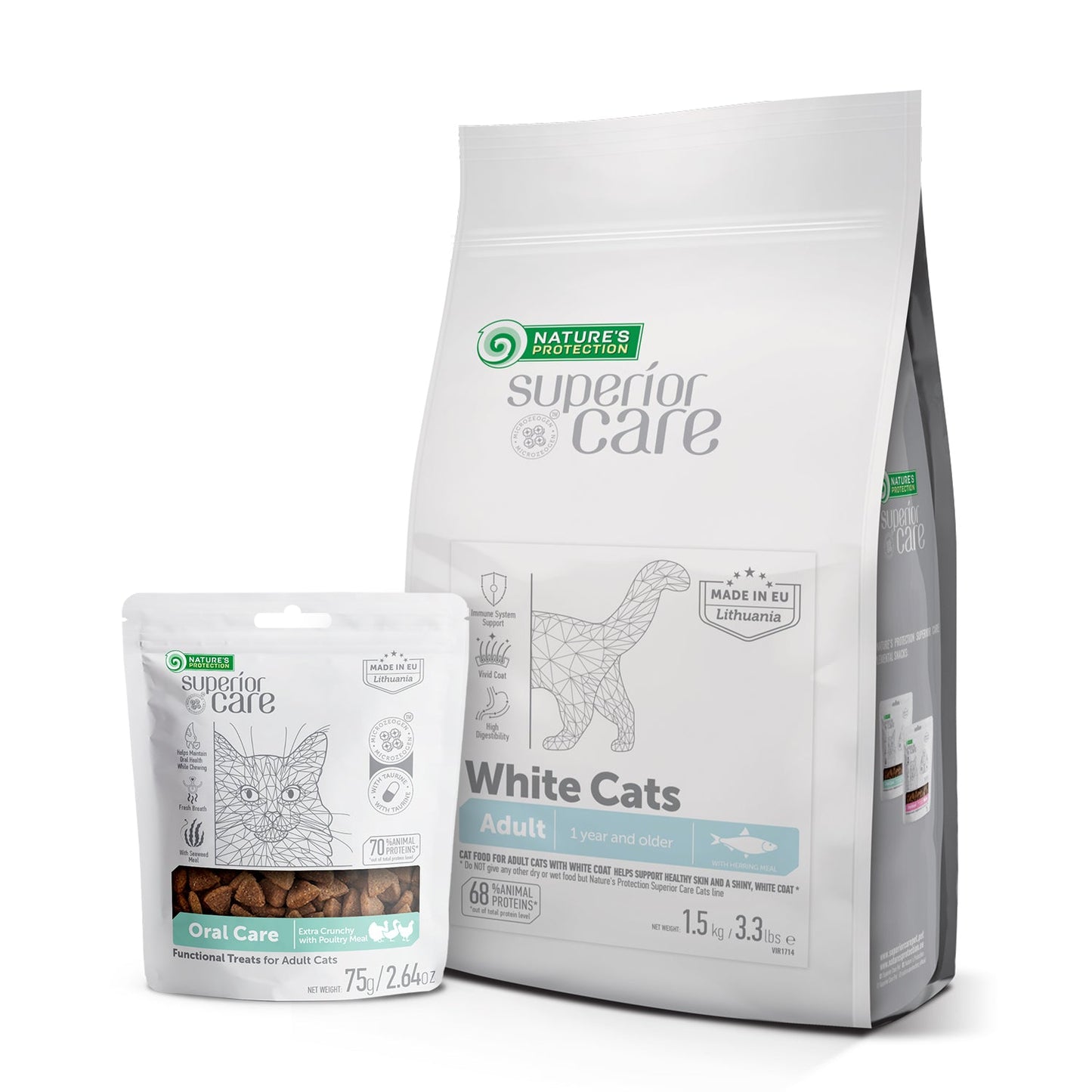 White Cats Wellness Bundle 3.3lbs NPSC47636US_KIKNPSC47715US - Kika USA SuperiorCare.Pet