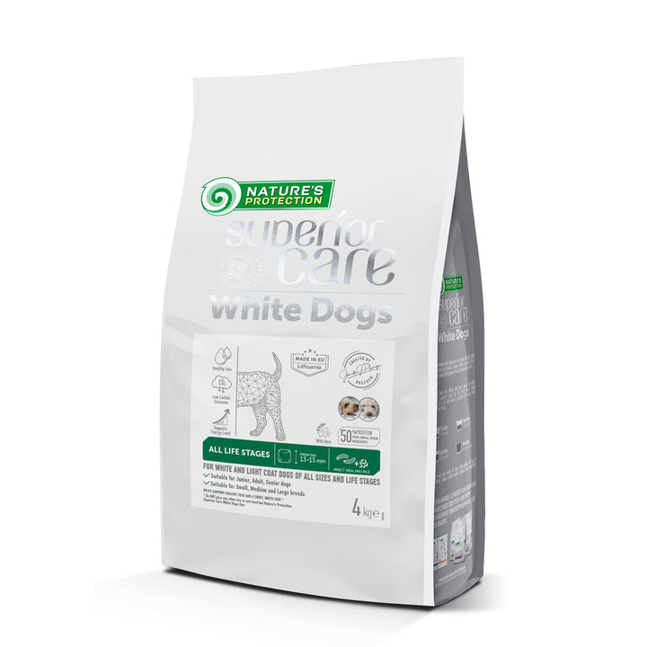 Nature's Protection Superior Care - White Dogs Insect All Sizes and Life Stages, dry pet food with insect for dogs of all sizes and life stages - SuperiorCare.Pet