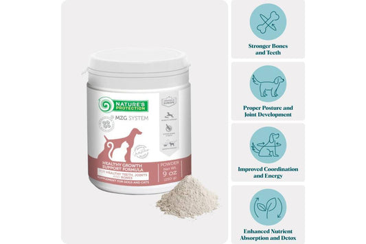 Mineral-Rich Puppy Supplement for Bone Strength, Joint Health & Detox Support