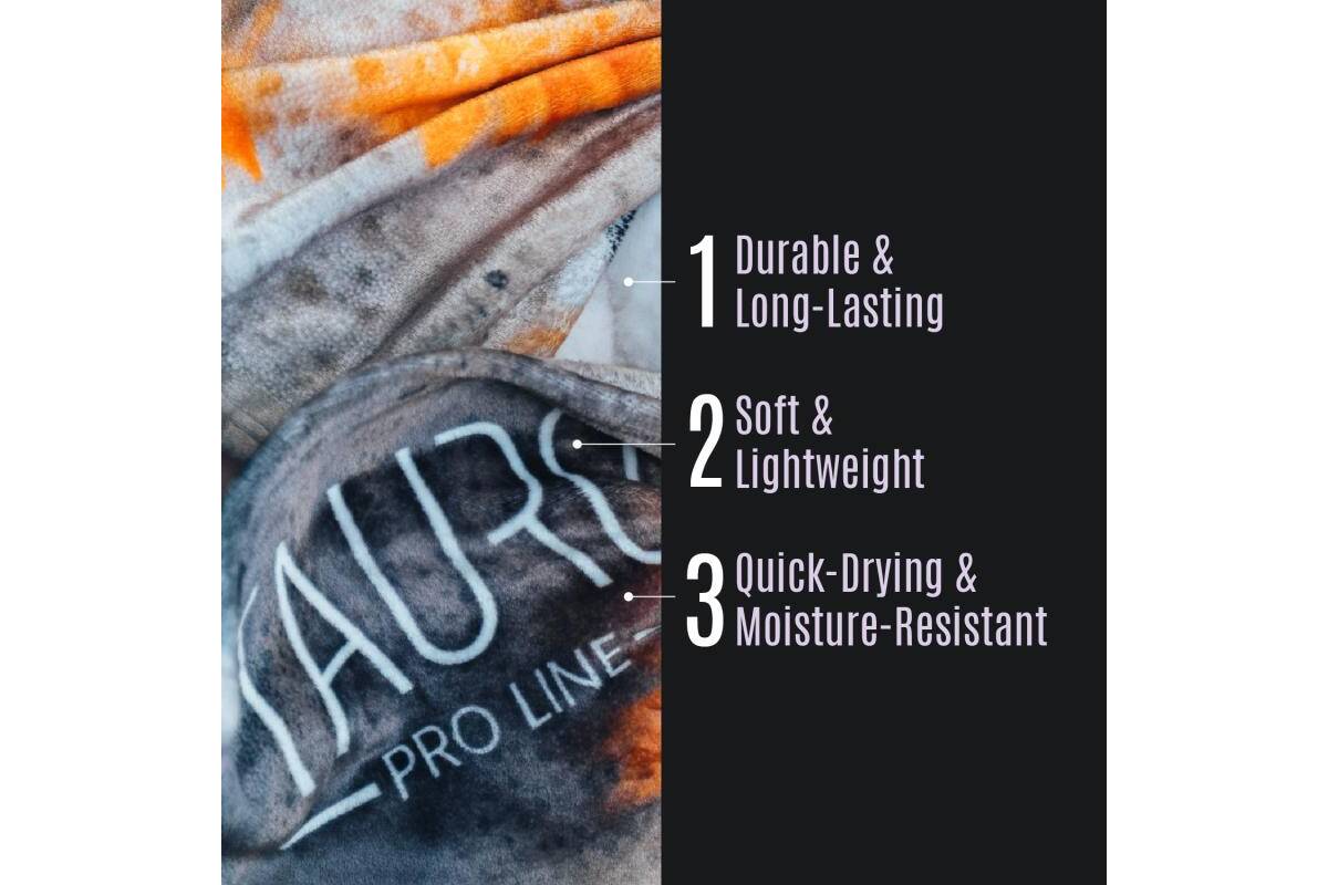 Soft blanket with an Australian shepherd