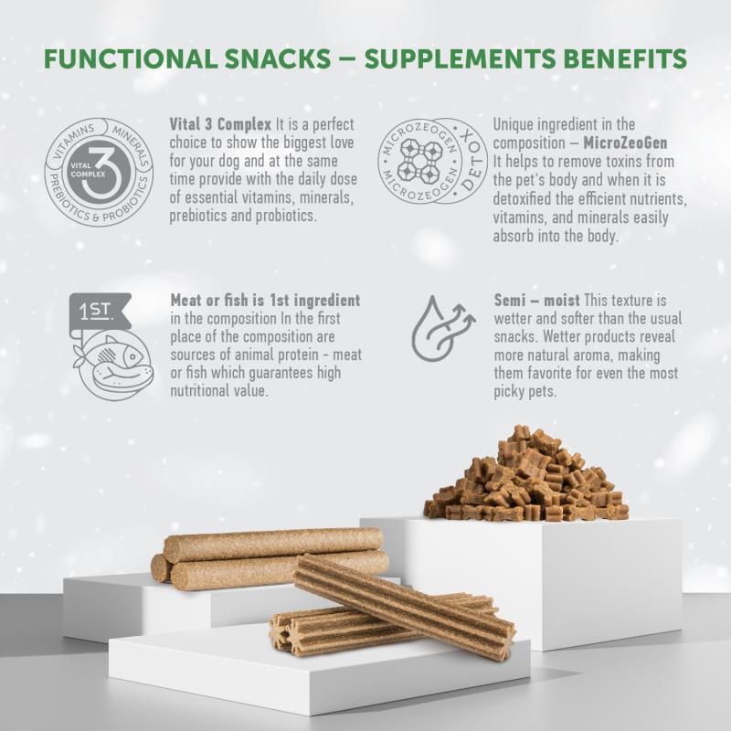 Grain-Free Insect Protein Dog Treats for Adult Dogs – Complementary Snacks to Support Daily Dental Health