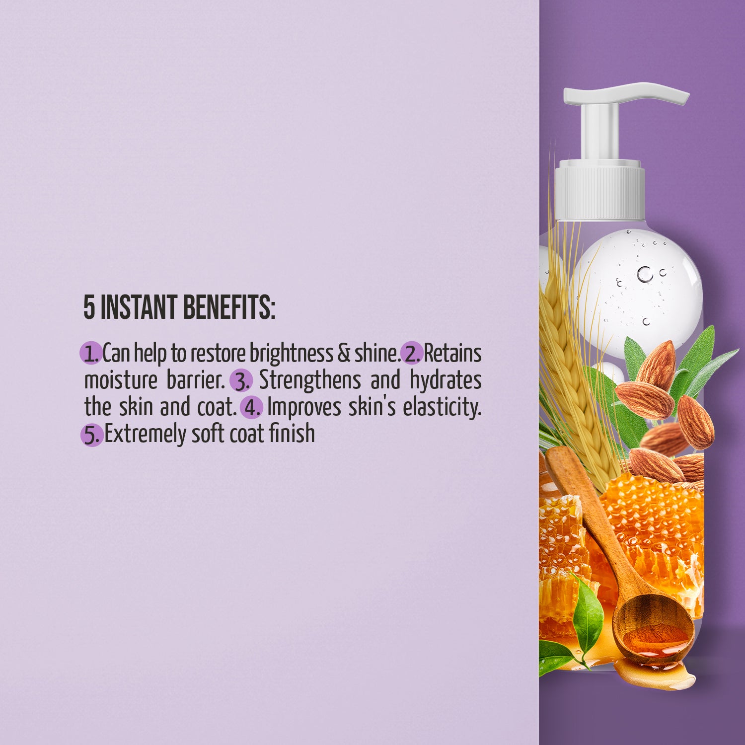 Intense Hydrate Dog & Cat Mask For All Coat Type To Deep Moisturize Enhance Shine & Color