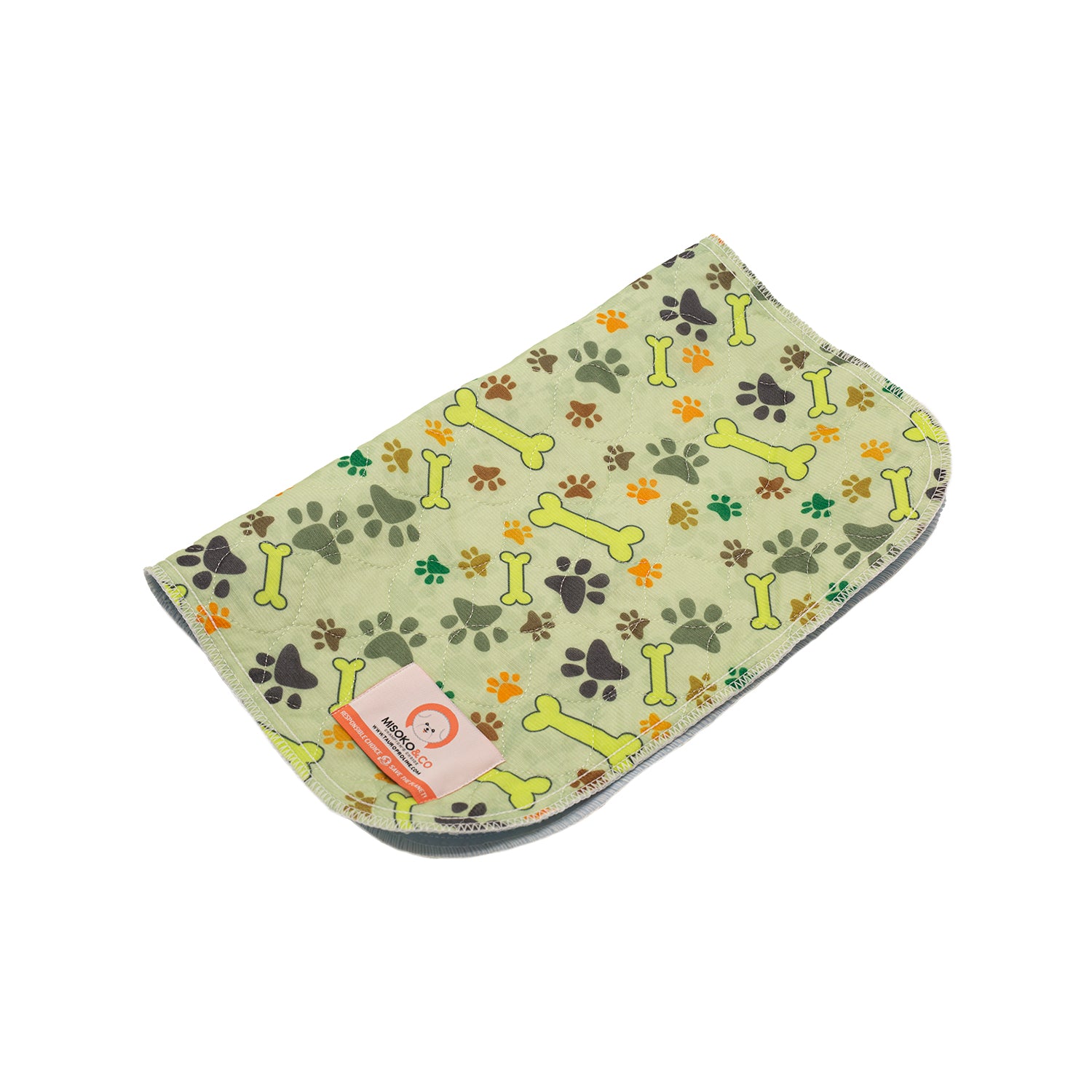 Puppy pads vert réutilisable Misoko - Chiens et Chats Naturellement