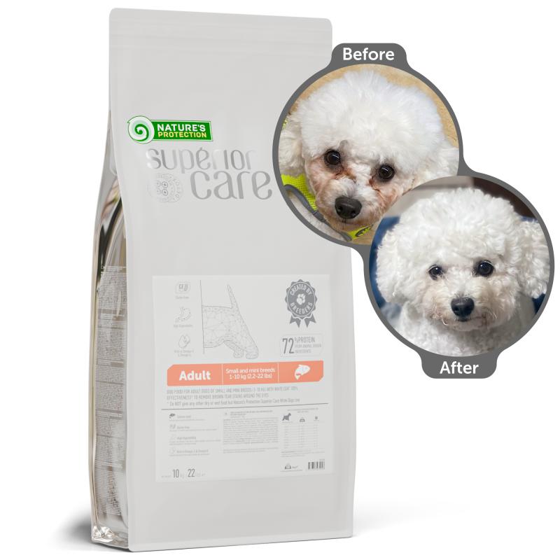 Adult Dogs Food for Light Coat Small & Mini Breeds with Salmon