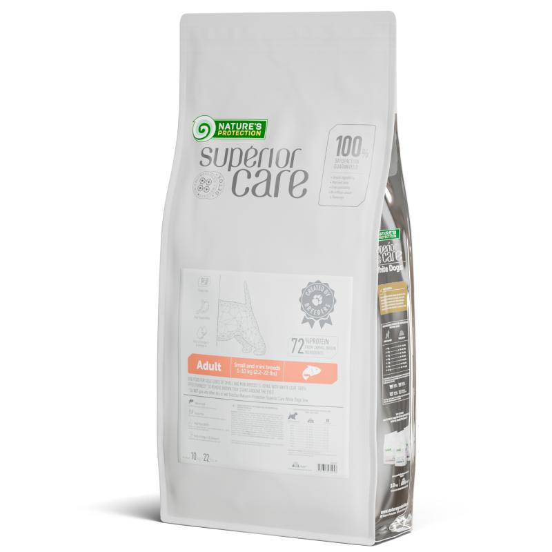 Adult Dogs Food for Light Coat Small & Mini Breeds with Salmon