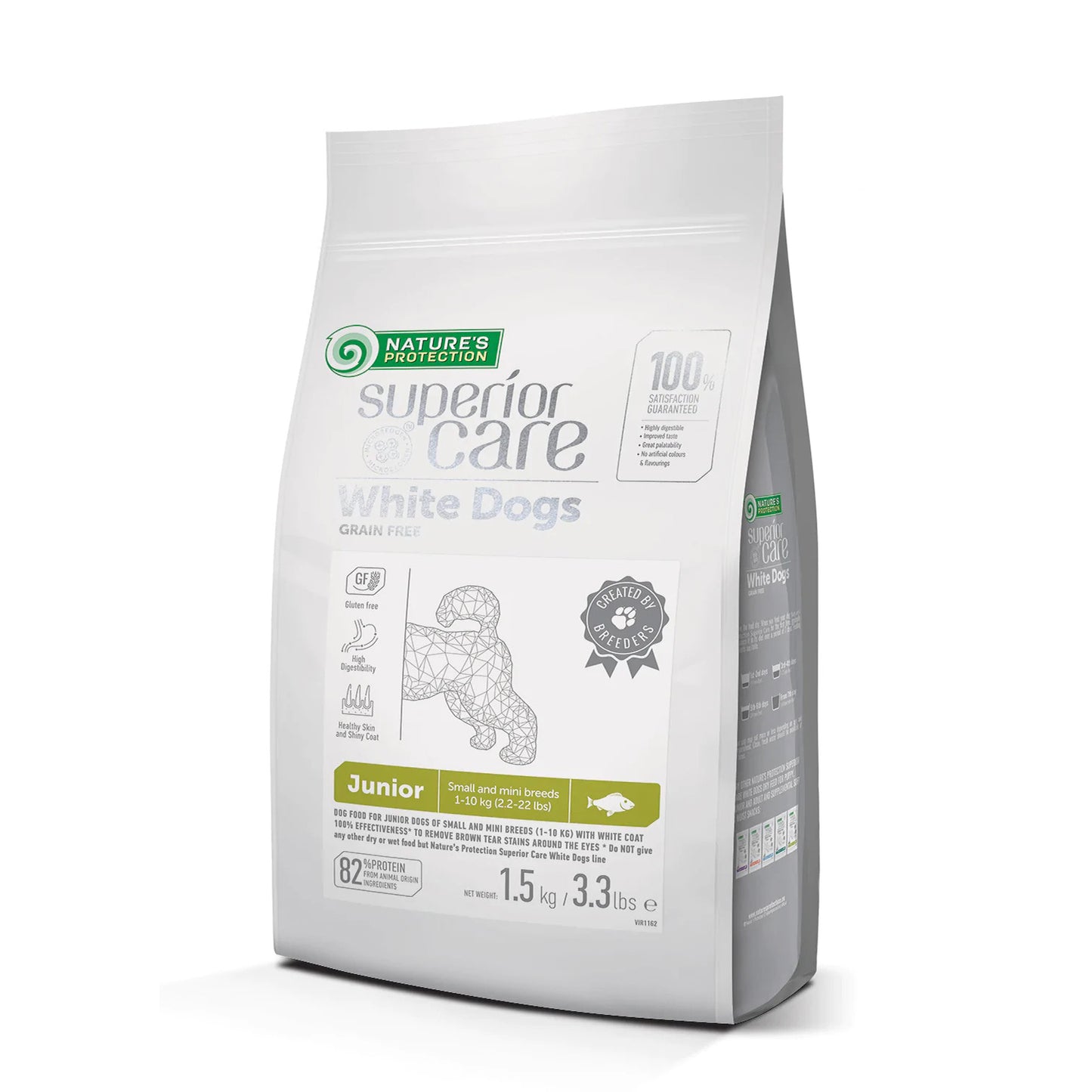 Junior Dog Food for Small & Mini Breeds with White Fish