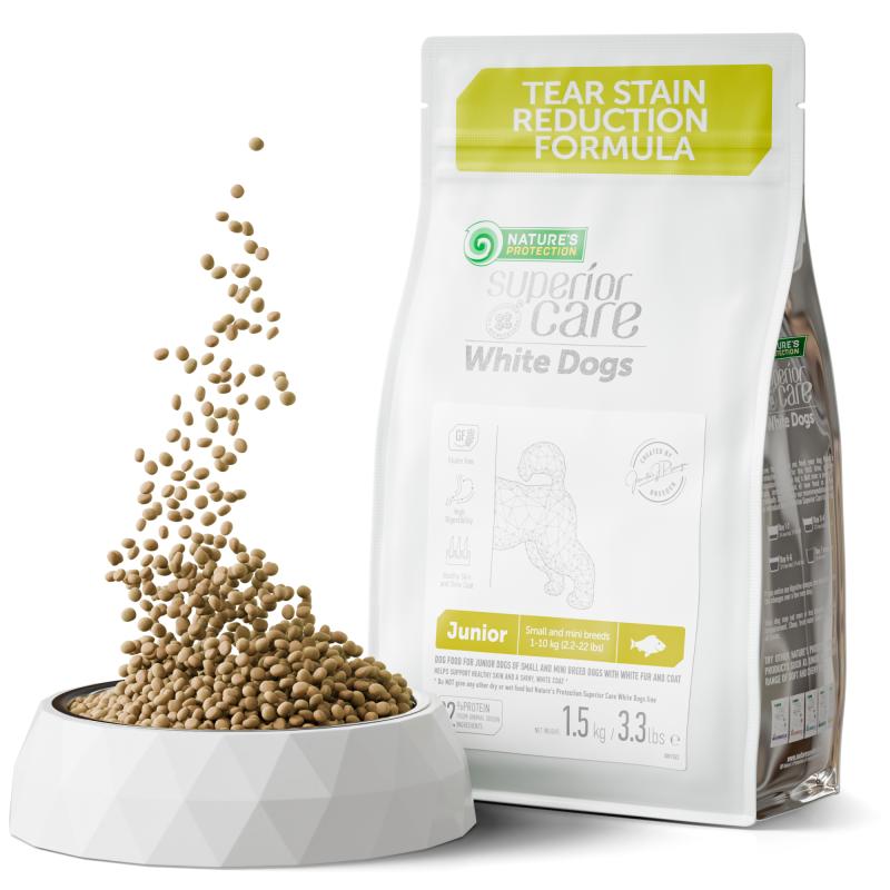 Junior Dog Food for Small & Mini Breeds with White Fish