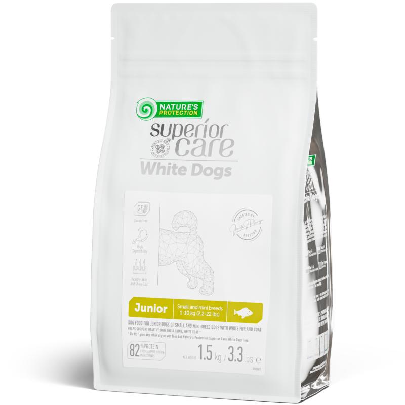 Junior Dog Food for Small & Mini Breeds with White Fish