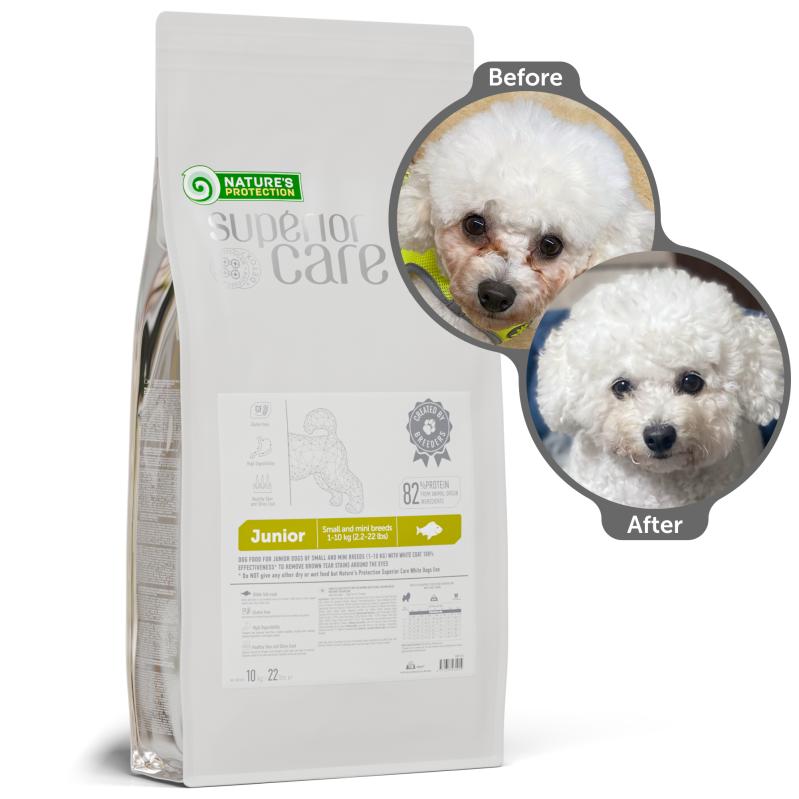 Junior Dog Food for Small & Mini Breeds with White Fish