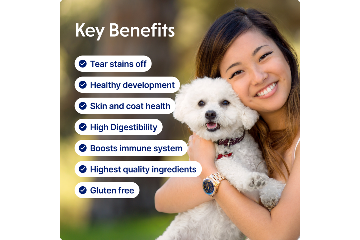 Junior Dog Food for Small & Mini Breeds with White Fish