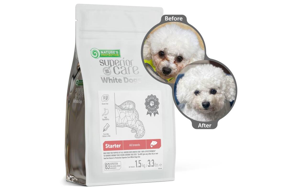 Nature’s Protection Superior Care White Dogs Starter