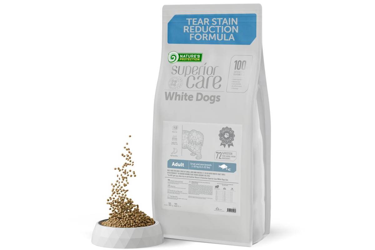 Adult Dogs Food for Light Coat Small & Mini Breeds with White Fish Protein