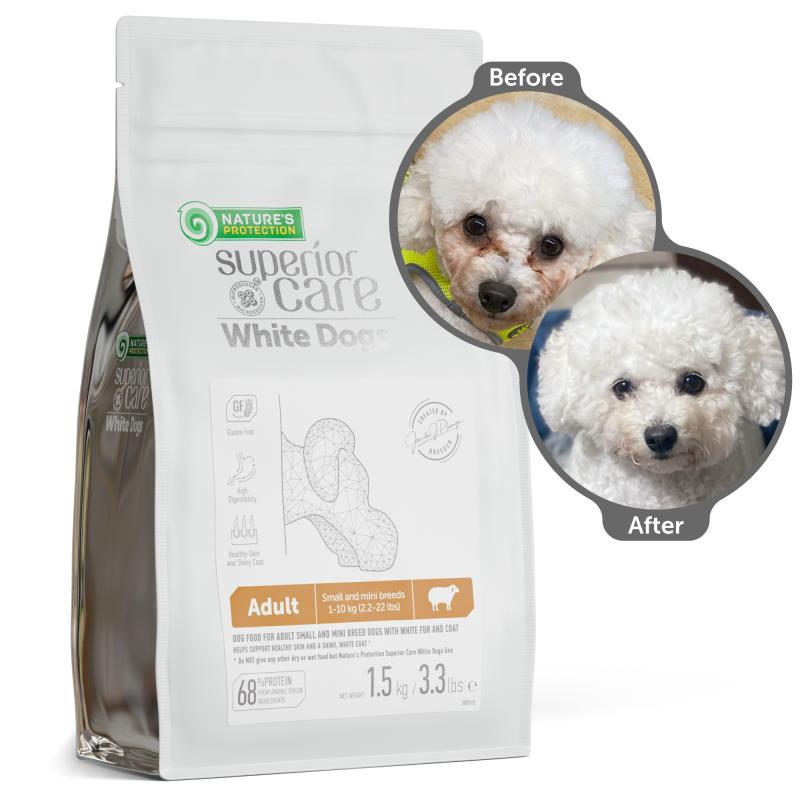 Adult Dogs Food for Light Coat Small & Mini Breeds with Lamb