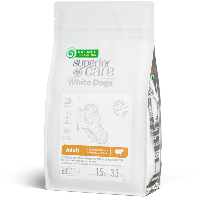 Adult Dogs Food for Light Coat Small & Mini Breeds with Lamb