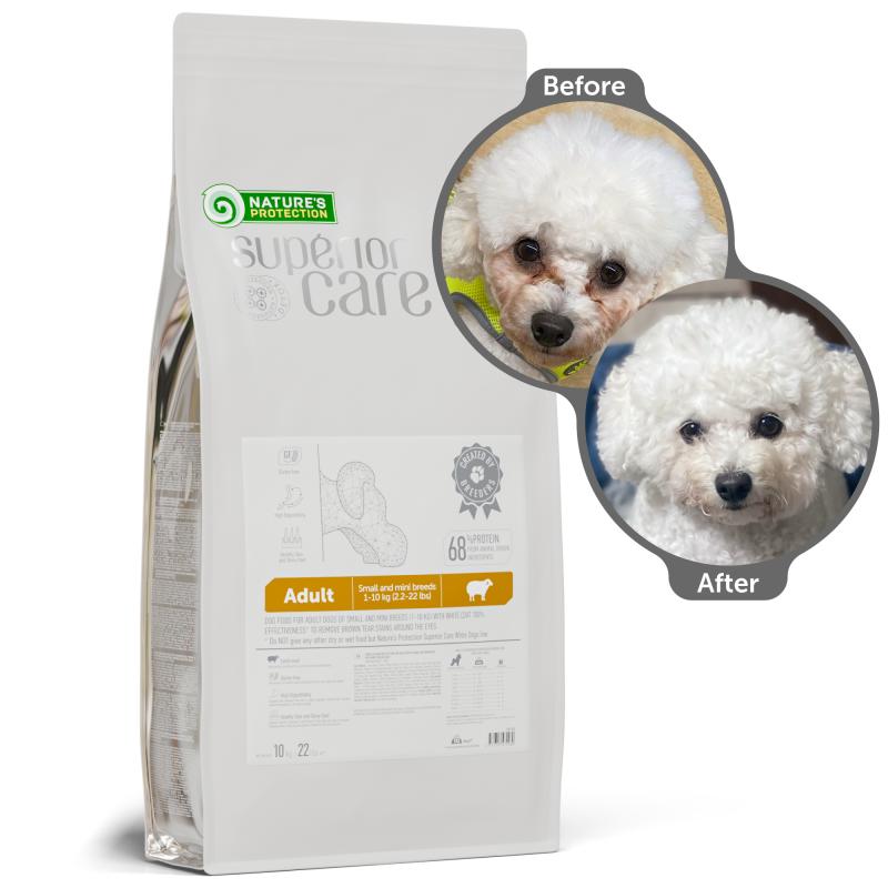 Adult Dogs Food for Light Coat Small & Mini Breeds with Lamb