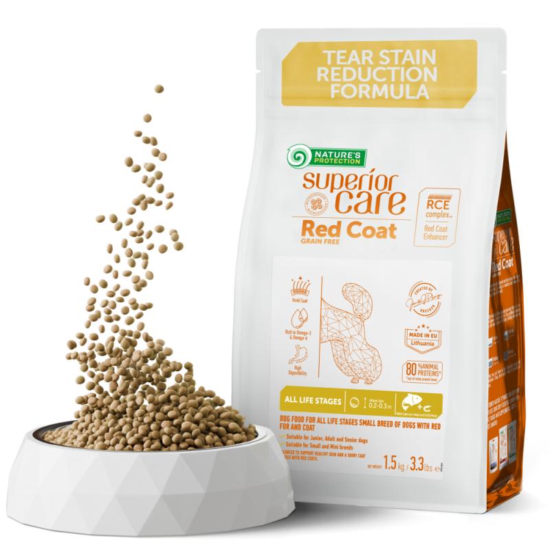 All Life Stages Dogs Food for Red Coat Small & Mini Breeds with Salmon