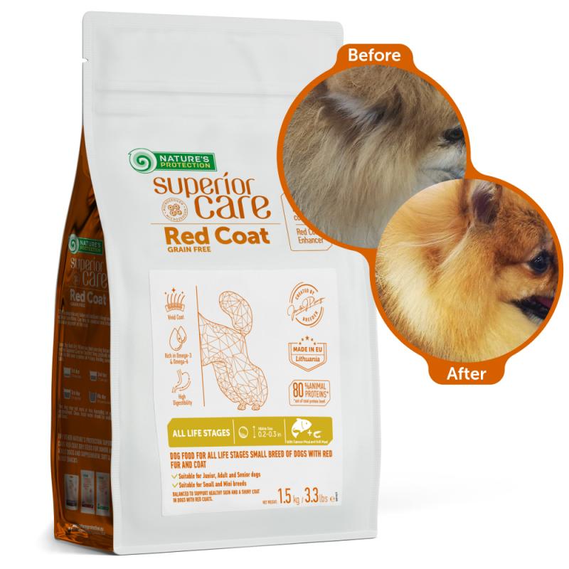 All Life Stages Dogs Food for Red Coat Small & Mini Breeds with Salmon