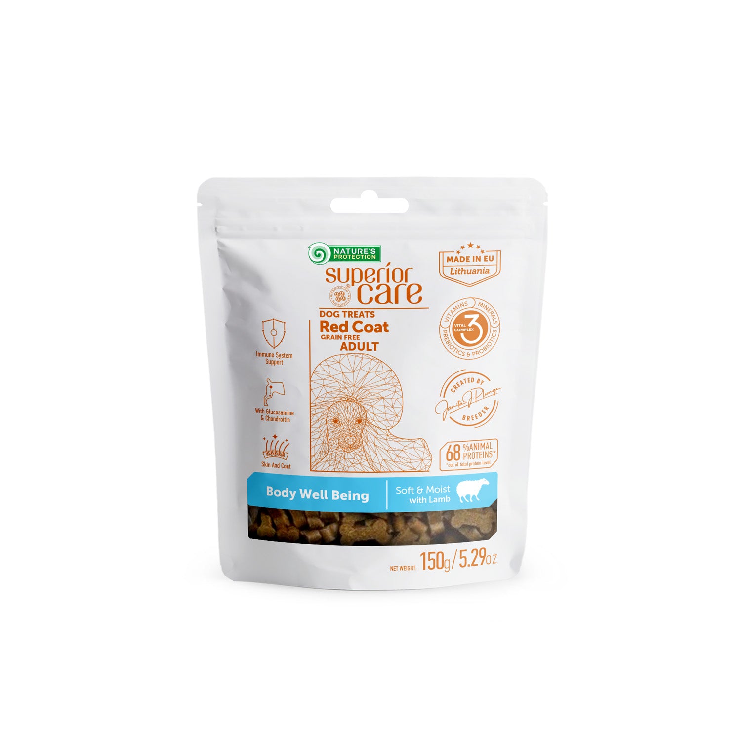 Grain-Free Lamb Dog Treats for Adult Dogs – Complementary Snacks to Support Stamina and Endurance
