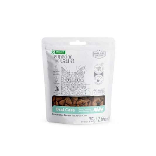 Adult Cat Treats for Oral Care with Poultry