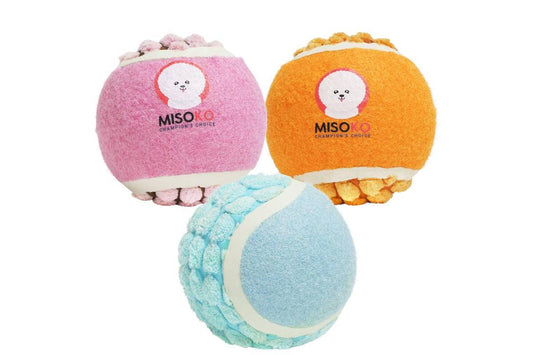 MISOKO dog toy, tennis balls
