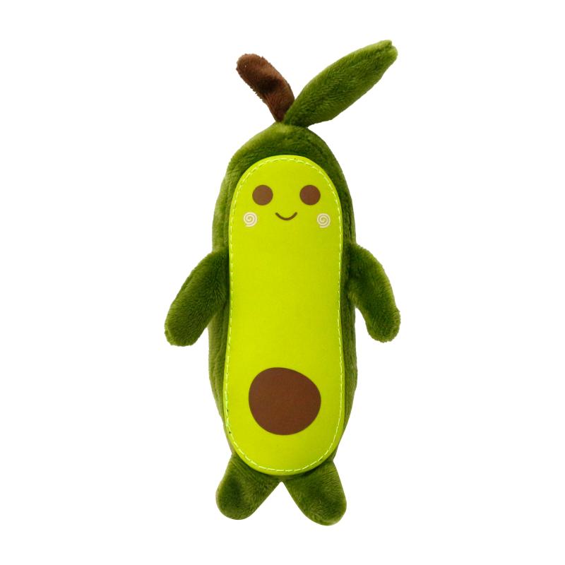 Misoko pet toy, avocado, plush, green, 7.48 in