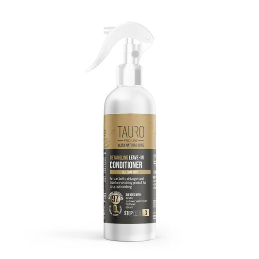 Tauro Pro Line Ultra Natural Care Detangling Leave-In Conditioner, detangling leave-in conditioner for dogs and cats coat