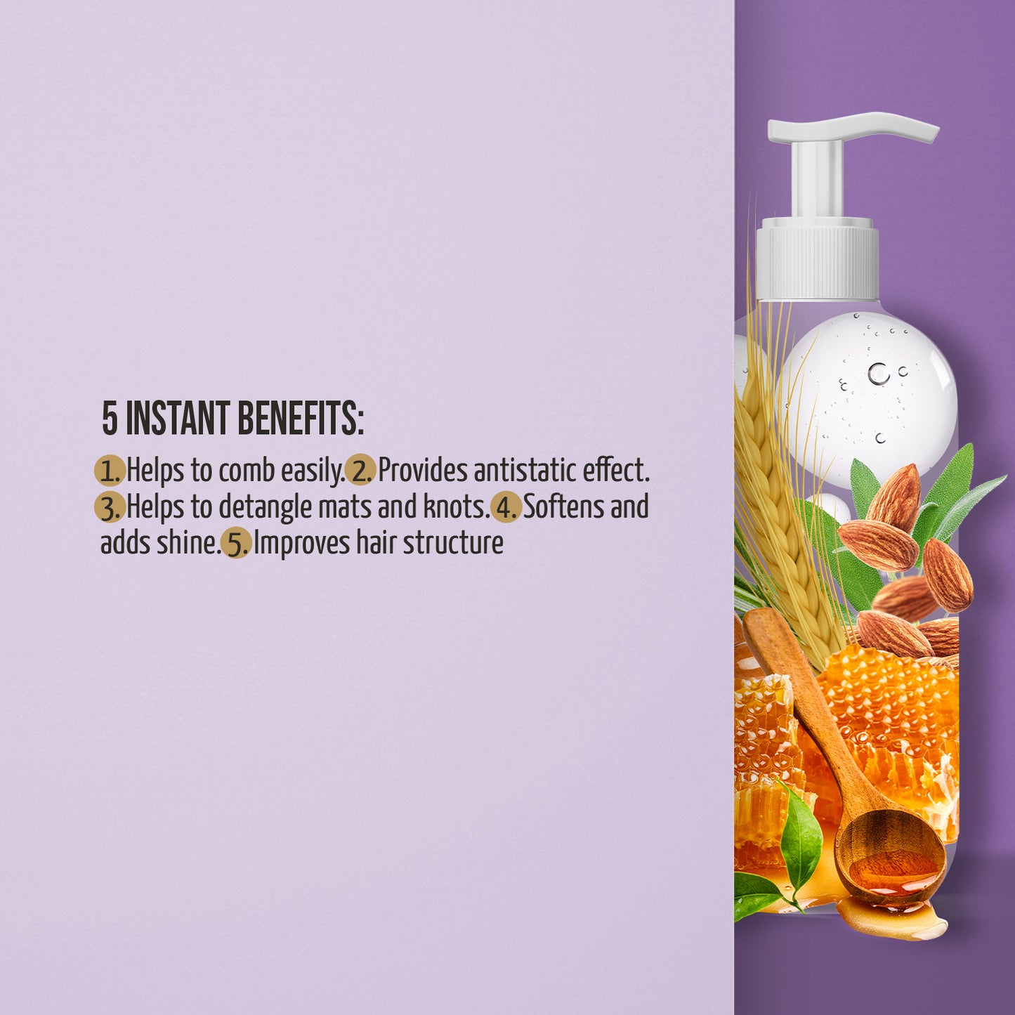 Tauro Pro Line Ultra Natural Care Detangling Leave-In Conditioner, detangling leave-in conditioner for dogs and cats coat