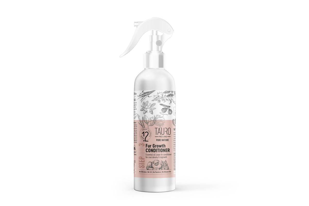 Tauro Pro Line Pure Nature Fur Growth Conditioner, coat growth promoting spray conditioner for dogs and cats