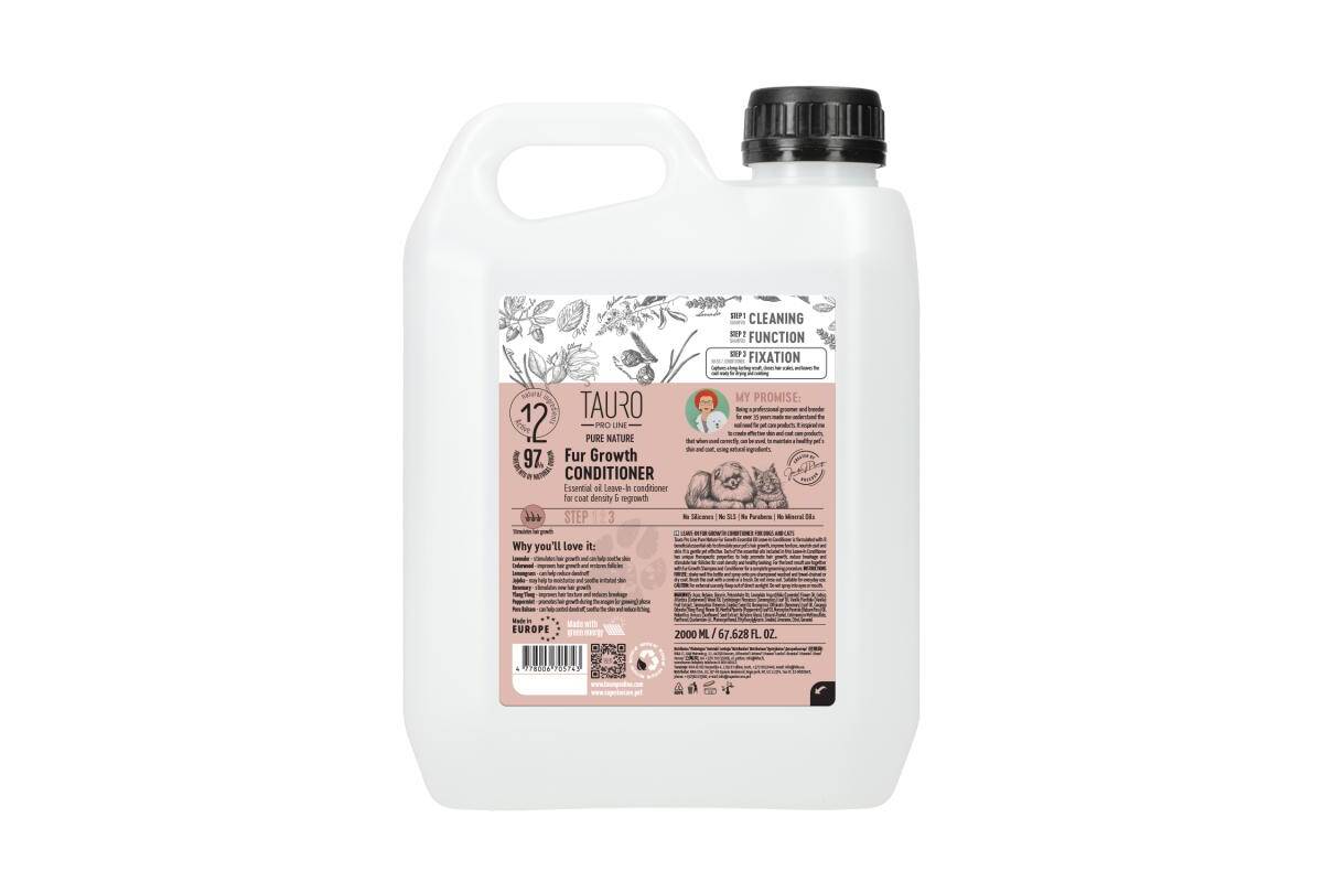 Tauro Pro Line Pure Nature Fur Growth Conditioner, coat growth promoting spray conditioner for dogs and cats