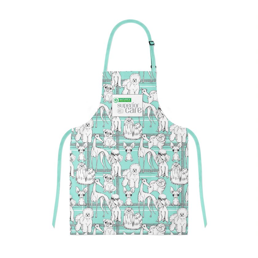 Water Resistant Grooming Apron with Adjustable Straps