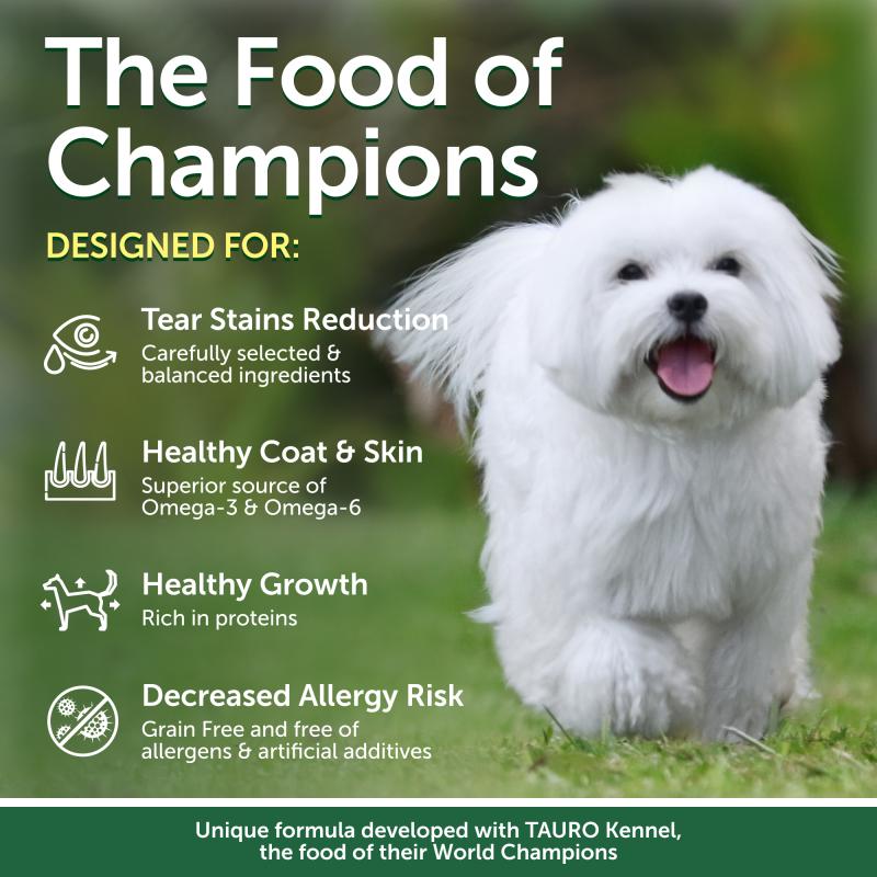 Adult Dogs Food for Light Coat Small & Mini Breeds with Lamb