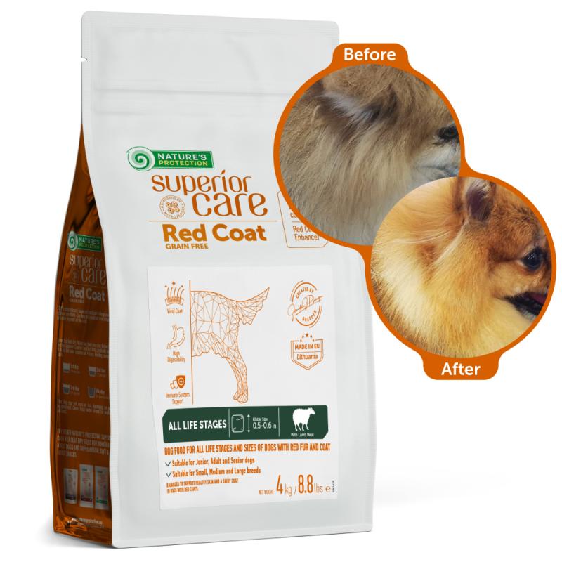 Nature's Protection Superior Care Red Coat Grain-Free Lamb Dog