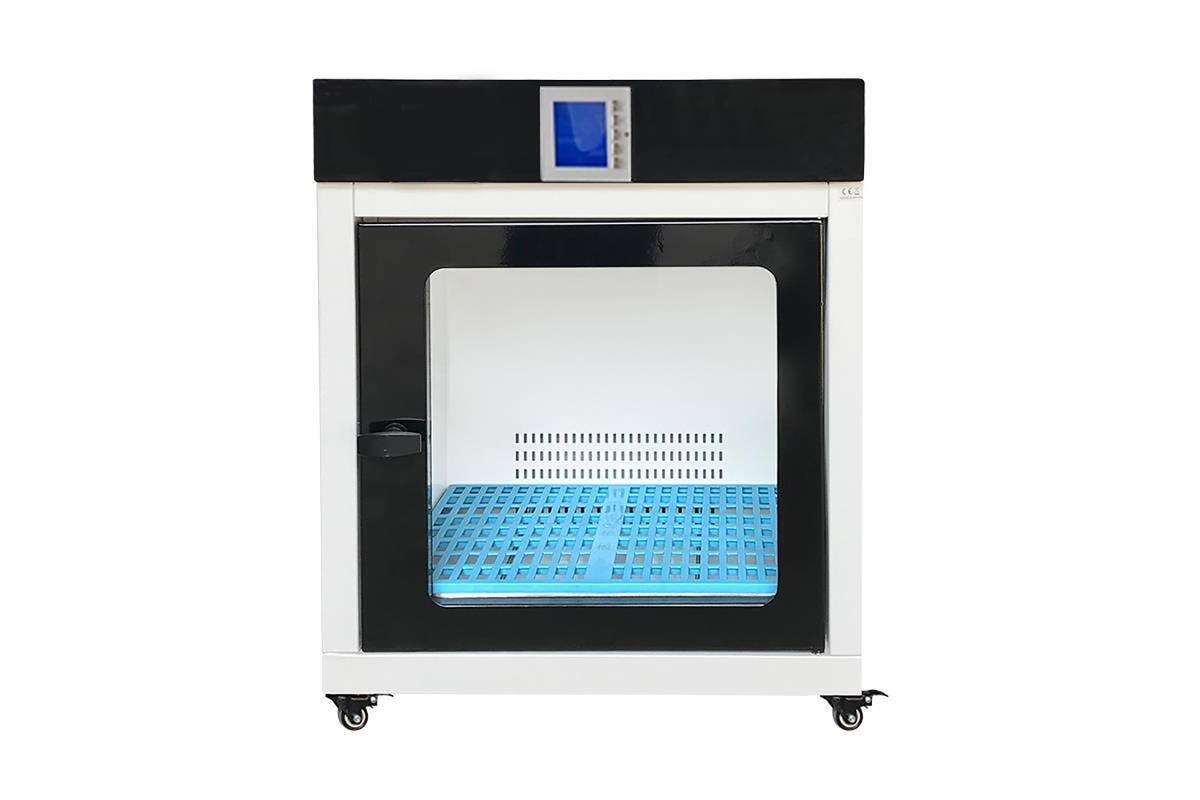 Tauro Pro Line Professional Pet Drying Machine For Grooming Salons LCD Control 5 Different Temperature Disinfection System, Blue and White