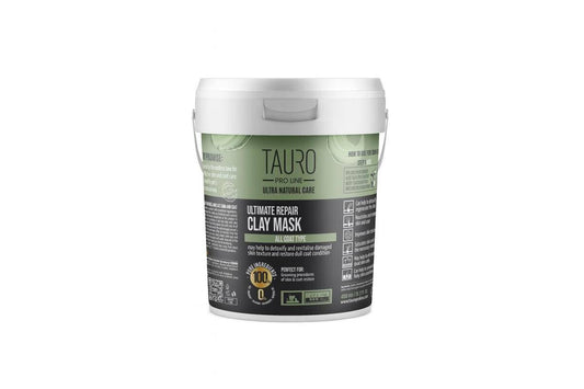 Tauro Pro Line Ultra Natural Care Ultimate Repair Dog & Cat Clay Mask For All Coat Type To Restore, Detox And Regenerate