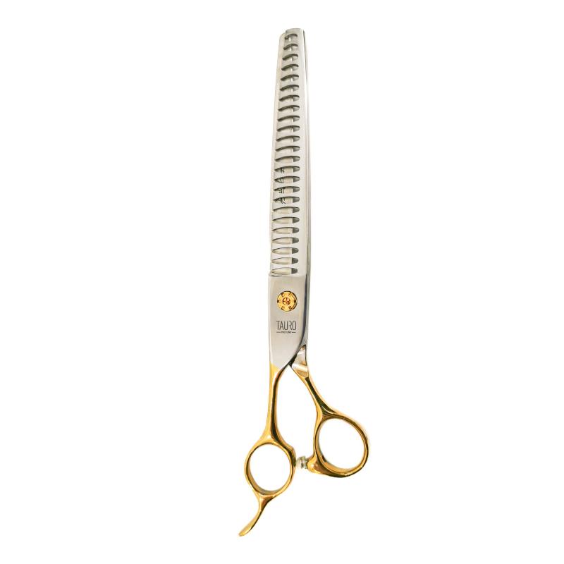 Ultra Sharp Left-Handed Chunker 440C Stainless Steel Grooming Scissors