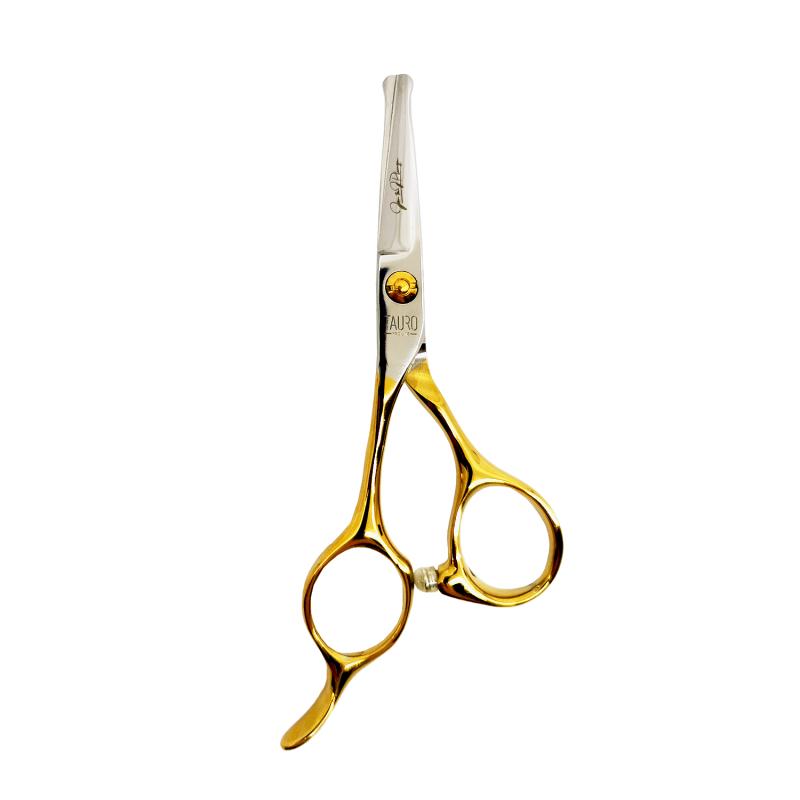 Small Straight Pet Grooming Scissors – 4.5”, 440C Steel, Left-Handed