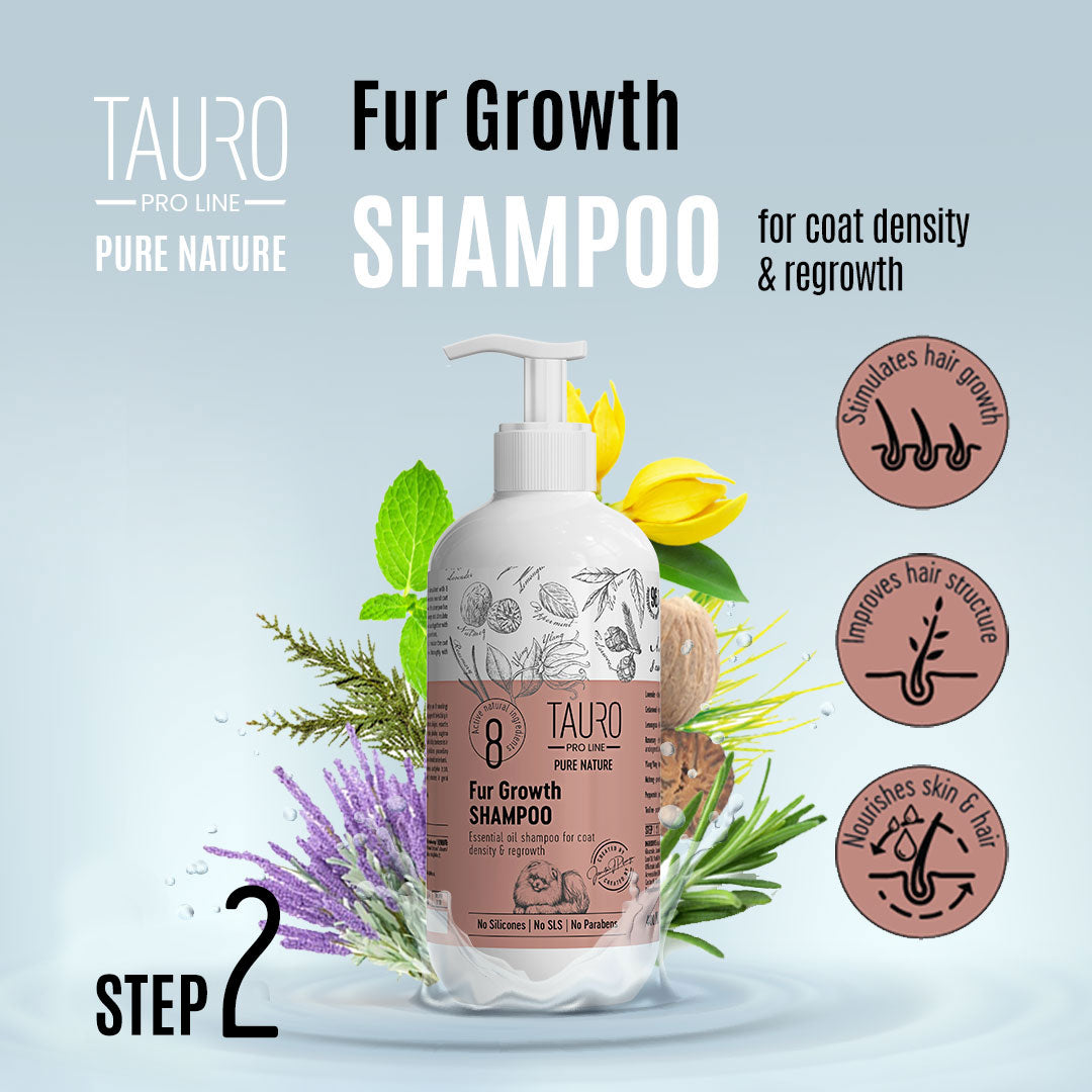 Dog coat growth shampoo hot sale