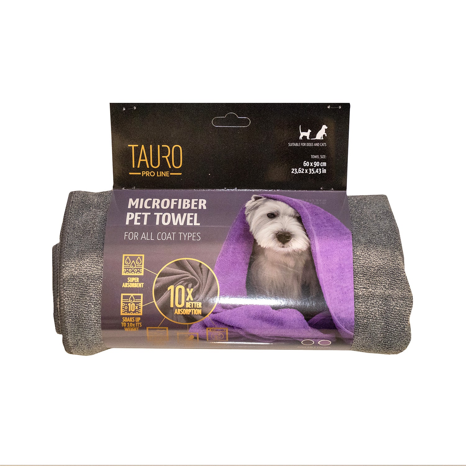 Ultra Absorbent Microfiber Pet Towel (Grey)