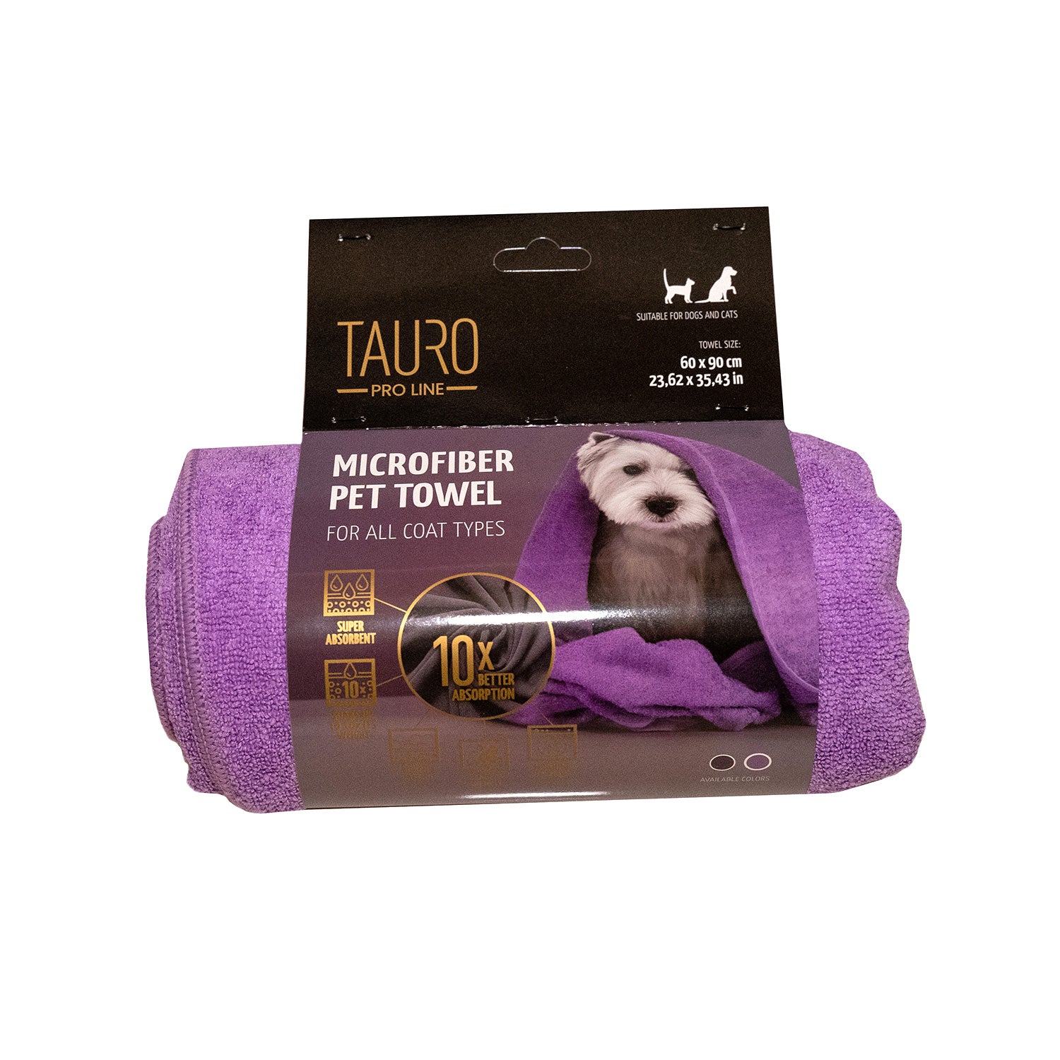 Ultra Absorbent Microfiber Pet Towel (Purple)