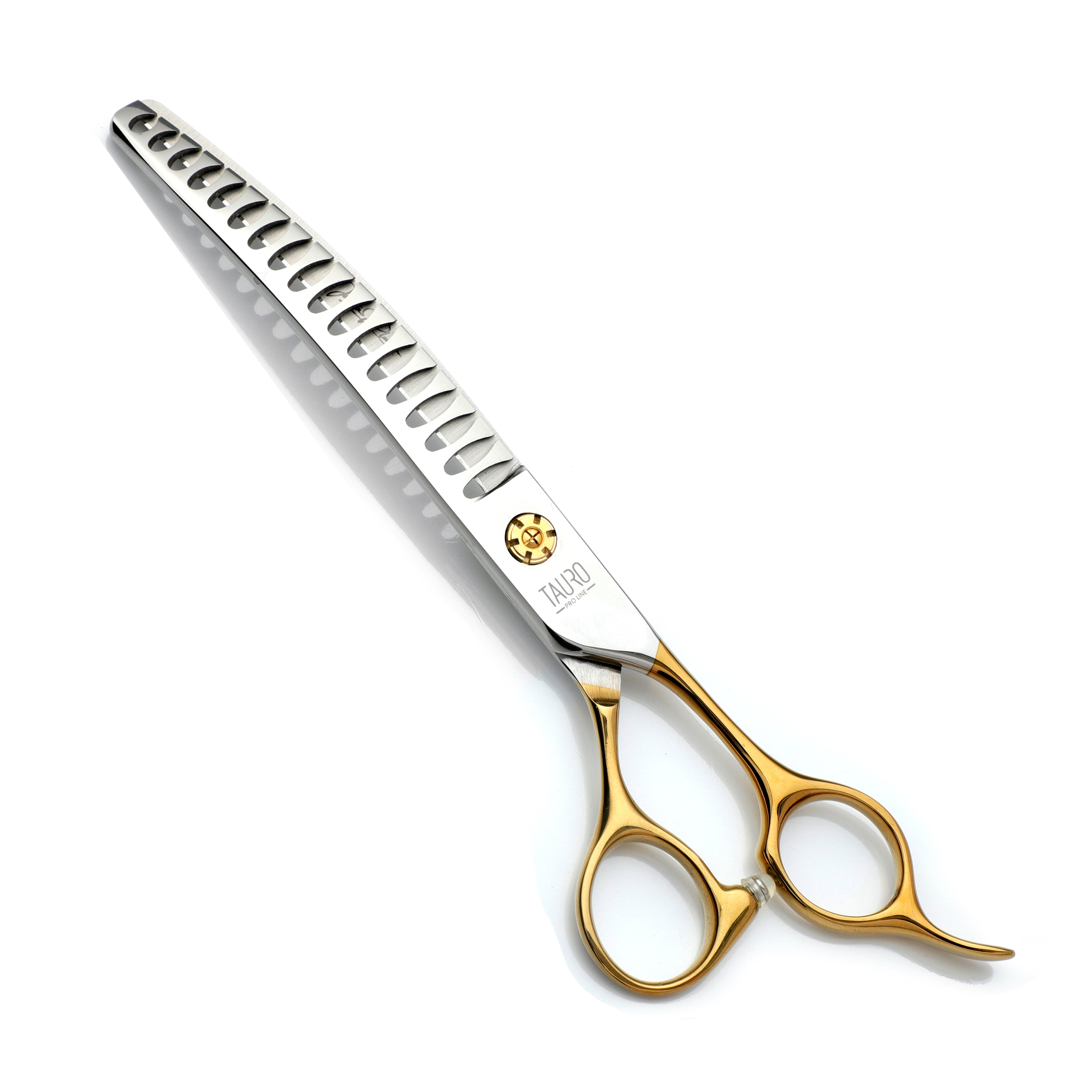 Professional 18-Tooth Curved Chunker Shears – 7 Inch, 440C Steel