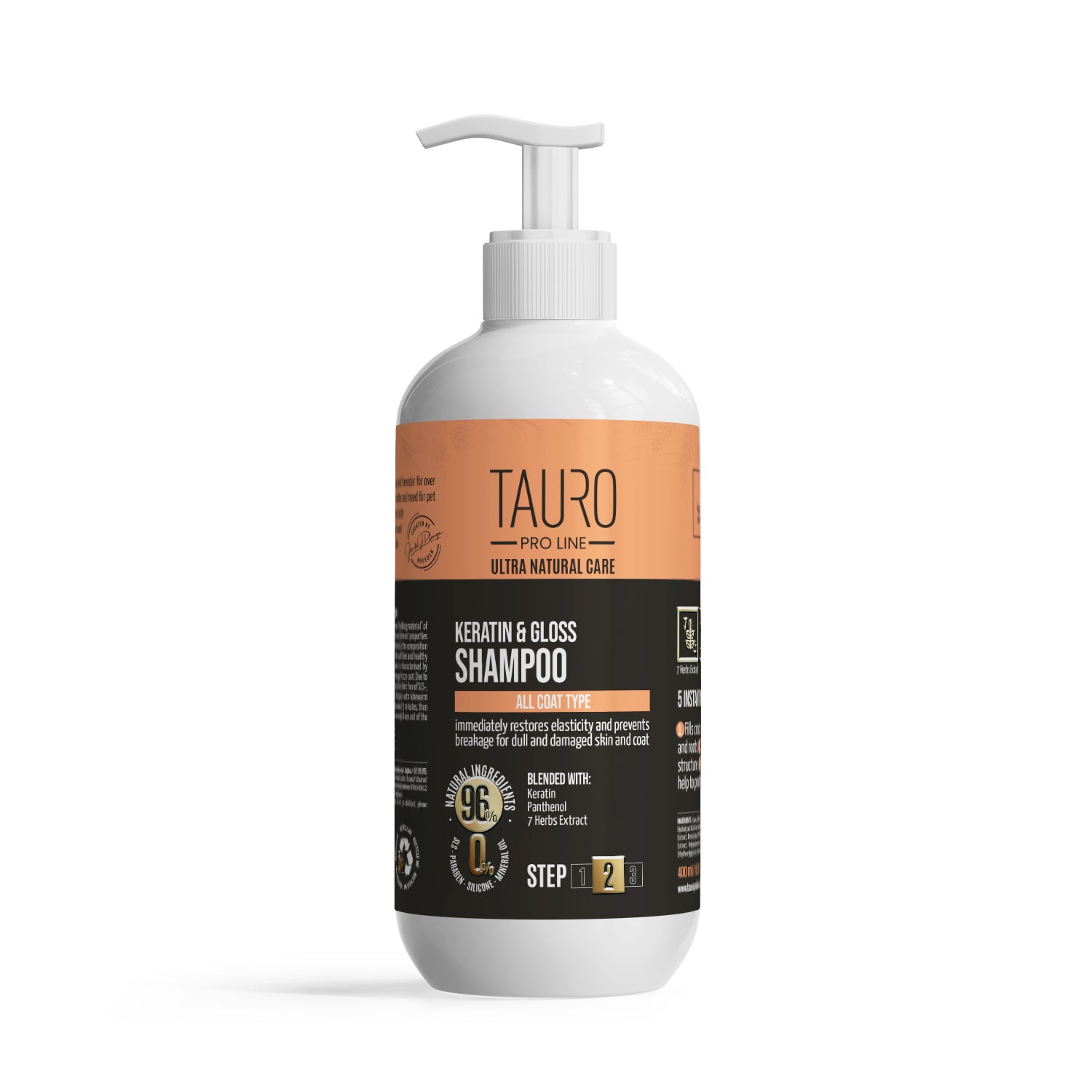 Keratin Strength & Gloss Shampoo for Dogs & Cats