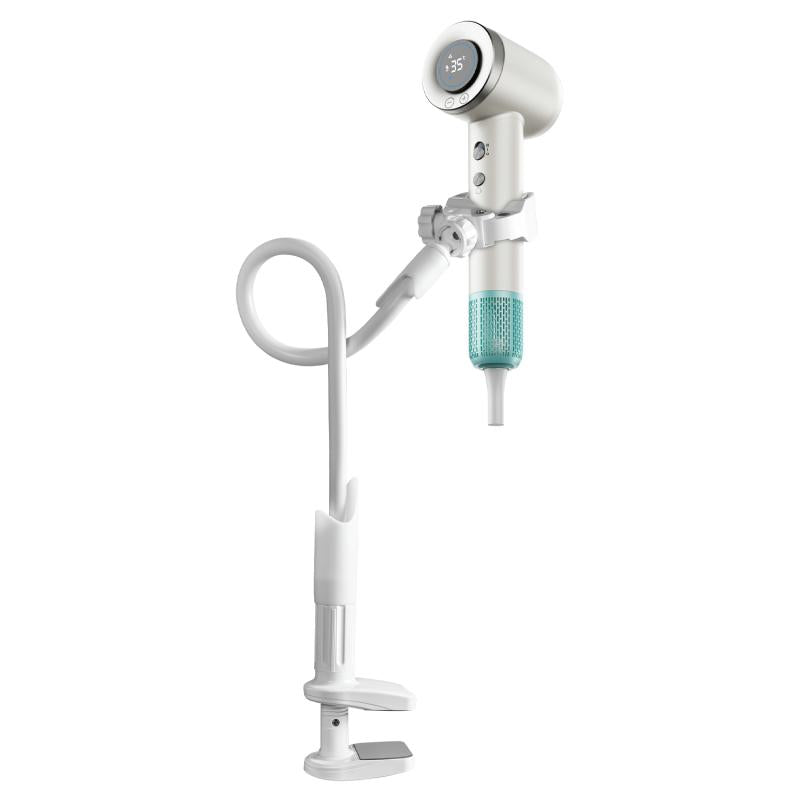 Hands-Free Pet Dryer Holder with Flexible Arm