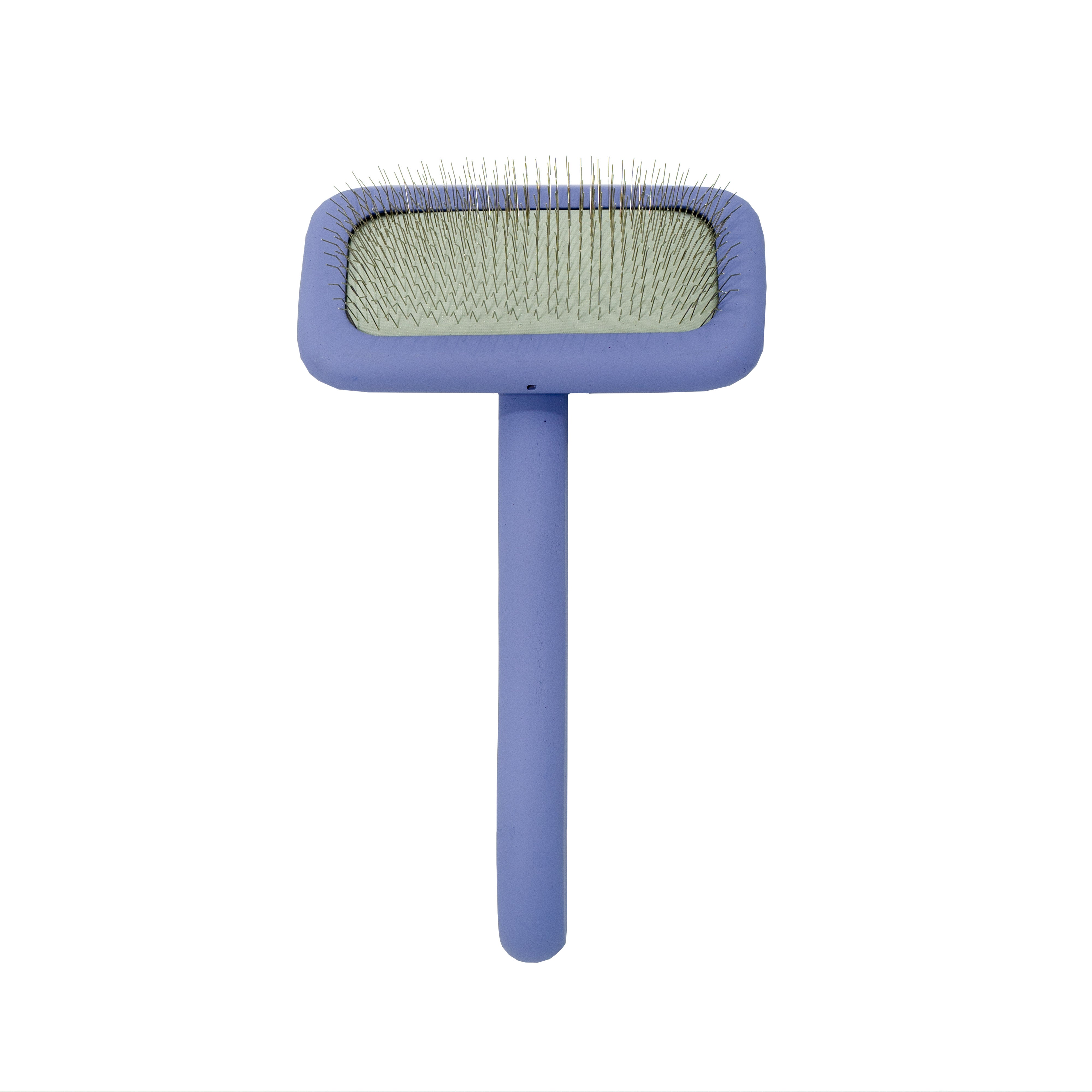 Ergonomic Rectangular Wooden Slicker Brush, 0.4” Pins