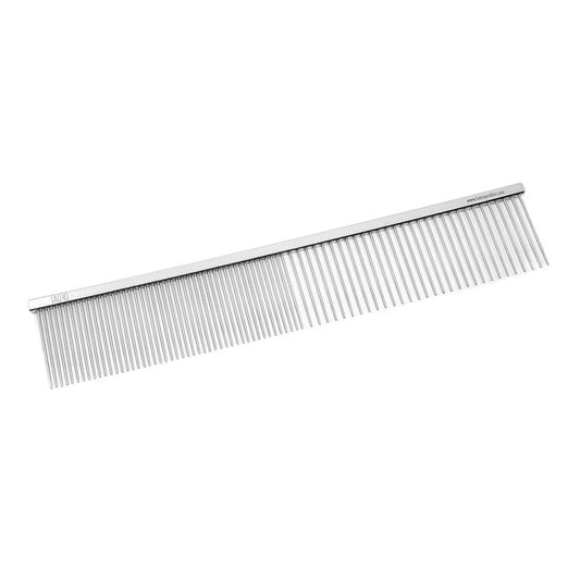Dual-Tooth Metal Grooming Comb, L, 9.6”