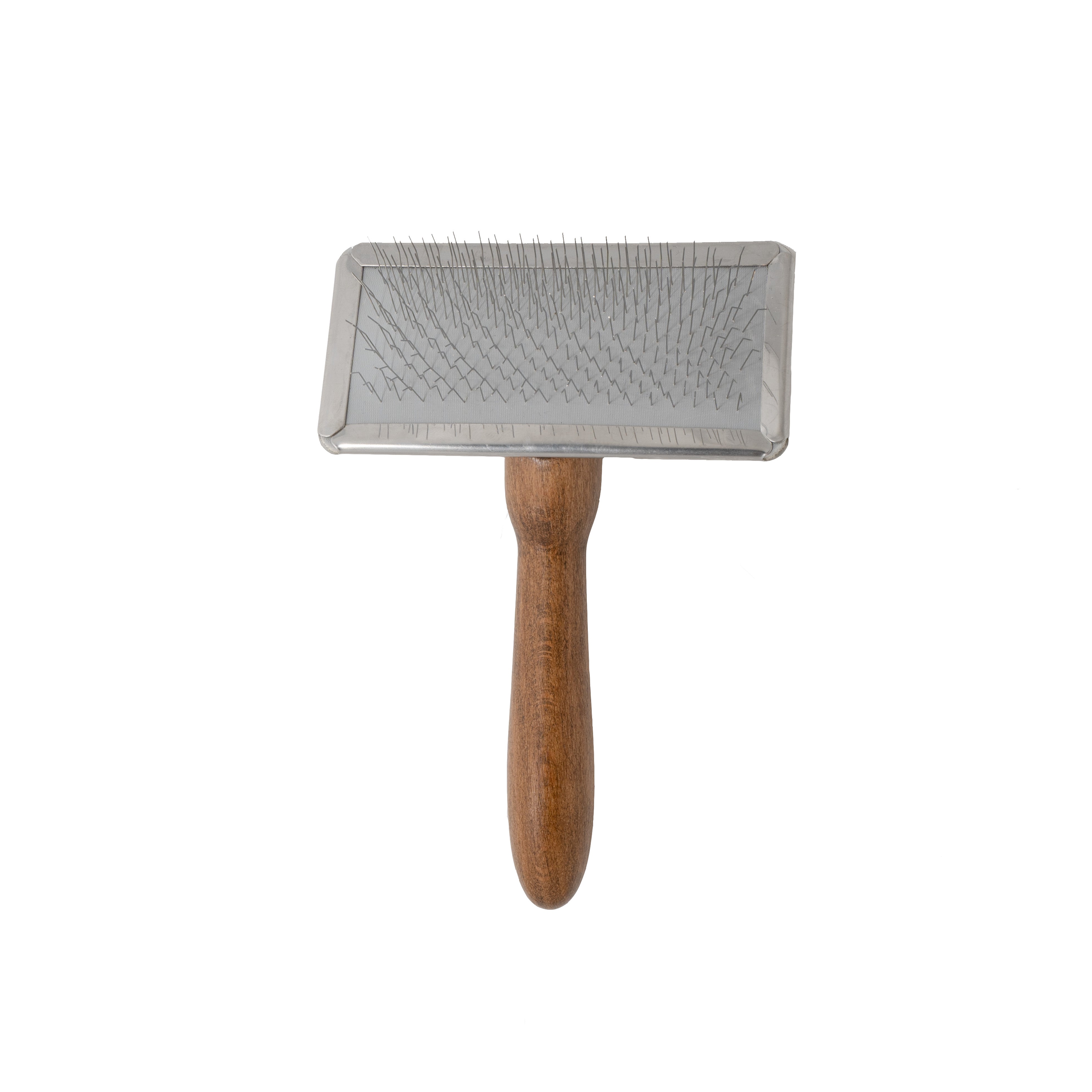 Beechwood Slicker Brush with Stainless Steel 0.4” Pins