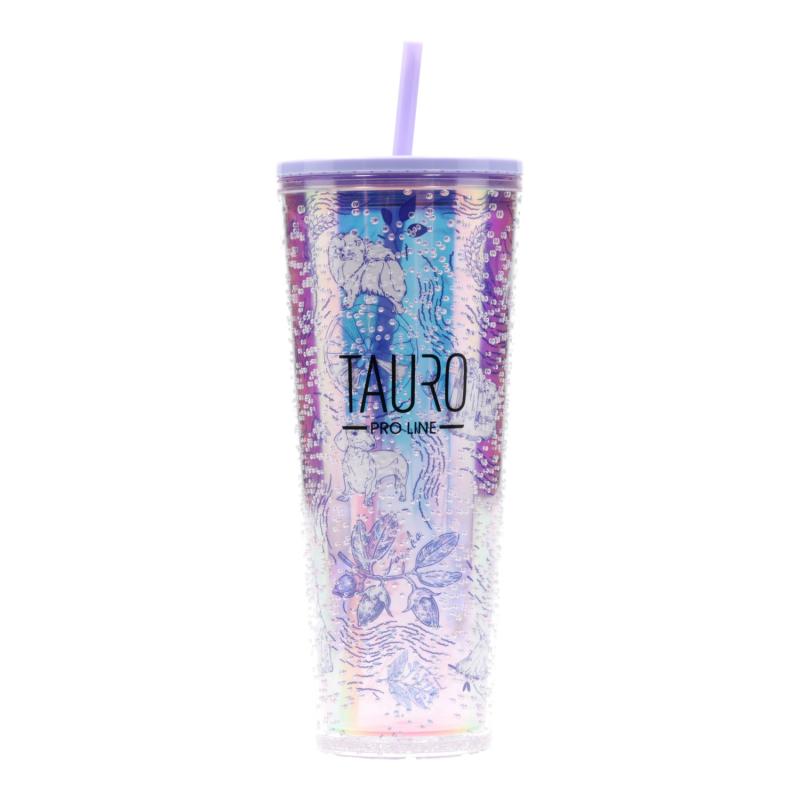 Dreamy Plants Water Bottle with Straw – 750 ml (25 oz)