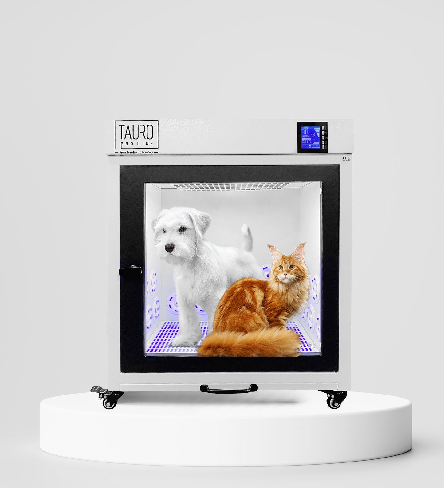 Advanced Pet Dryer – LCD Display, 5 Temperature Settings & UV Disinfection Technology - Kika USA SuperiorCare.Pet